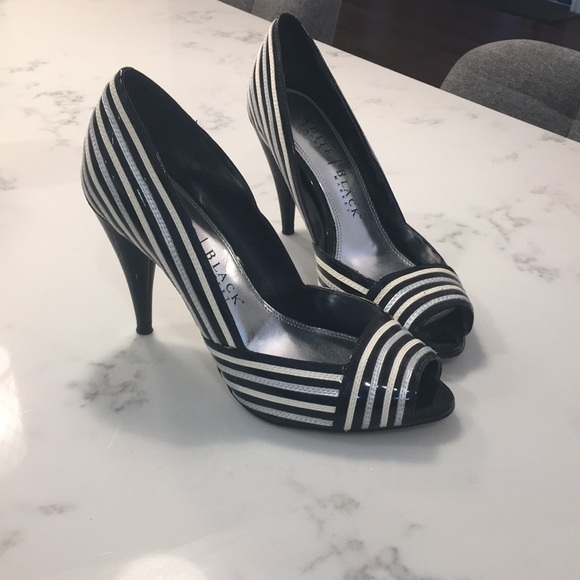 White House Black Market Shoes - ❗️Price Drop❗️Black, Silver & Grey Heels